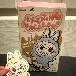 New 100% Authentic (Open Box) Exciting Macaron Labubu in Soymilk✨